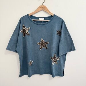 Oddy NWT Boutique Embroidered Top